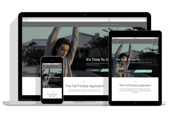 WordPress Responsive Fitness Theme One