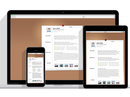 WordPress Responsive Resume Theme One