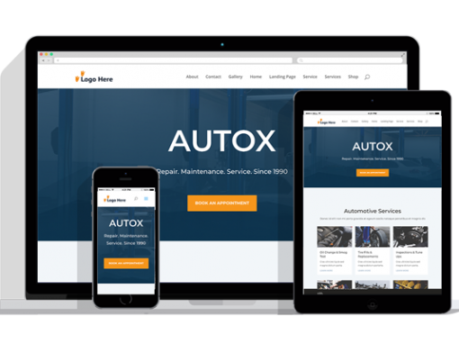 WordPress Responsive Auto Repair Theme