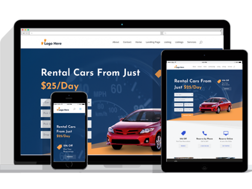 WordPress Responsive Car Rental Theme