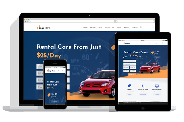 WordPress Responsive Car Rental Theme