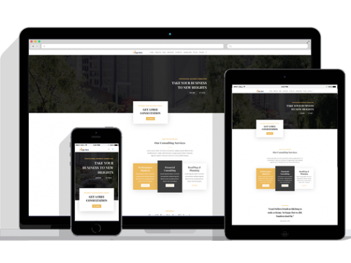 WordPress Responsive Consultant Theme Two