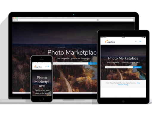 WordPress Responsive Photo Marketplace Theme