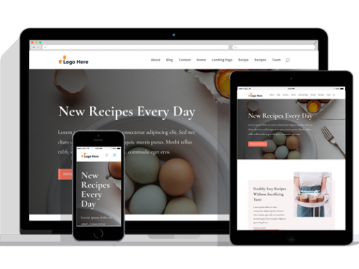 WordPress Responsive Recipes Theme