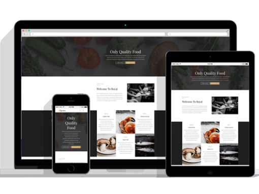 WordPress Responsive Restaurant Theme Five